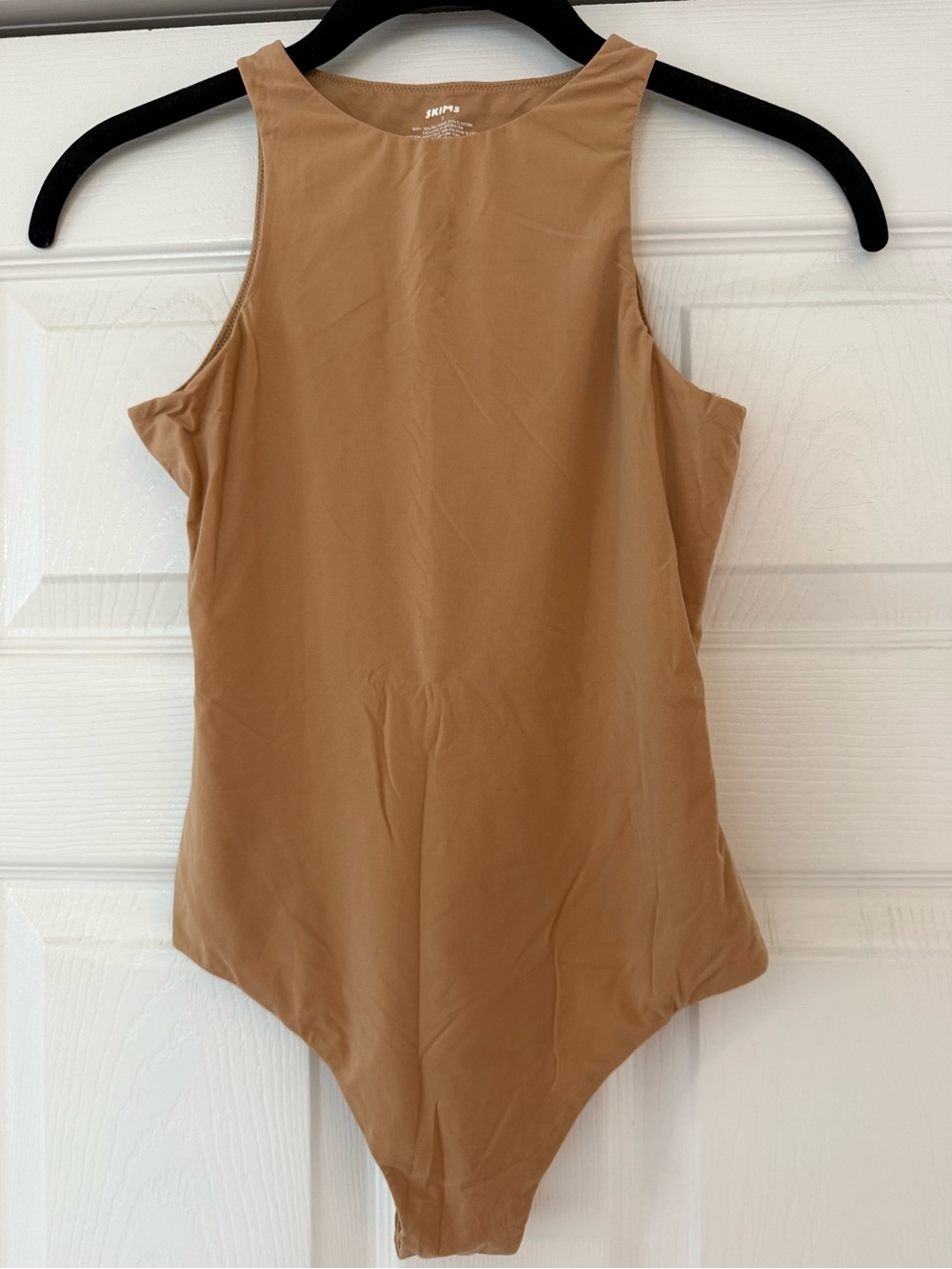 SKIMS Brown High Neck Bodysuit Size S NWOT